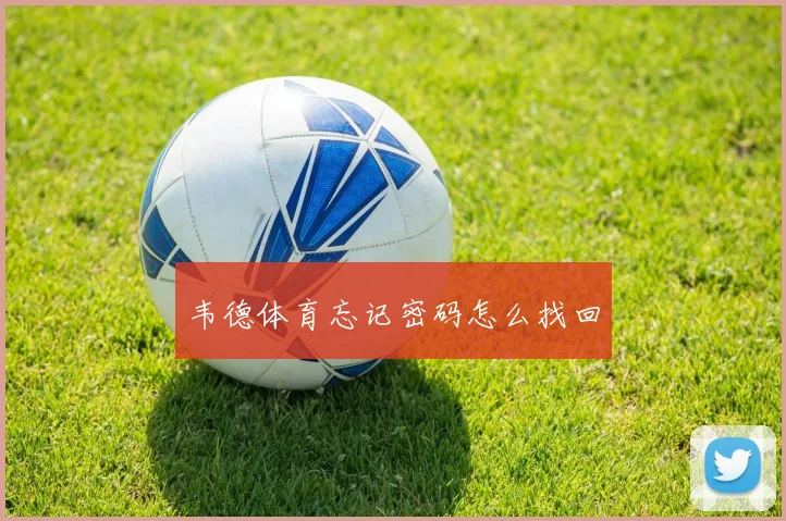 韦德体育忘记密码怎么找回